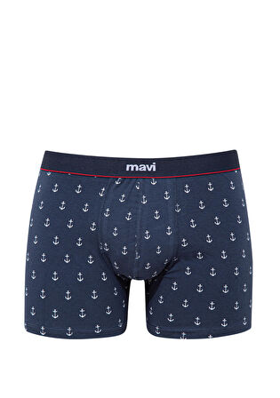 Mavi Baskılı Lacivert Boxer 0910735-30717