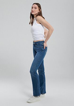 Molly Casual Vintage Indigo Mavisi  Jean Pantolon 1013683650