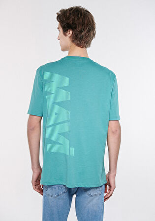 Mavi Logo Baskılı Mavi Tişört 0611311-71824