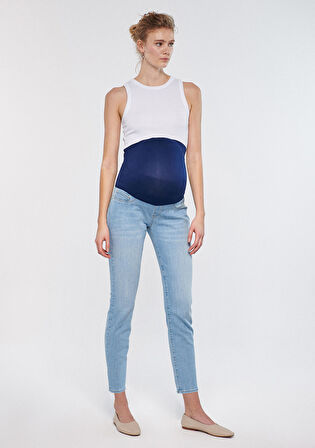 Vanessa Açık Mavi Eskitilmiş Jean Pantolon 1043284482