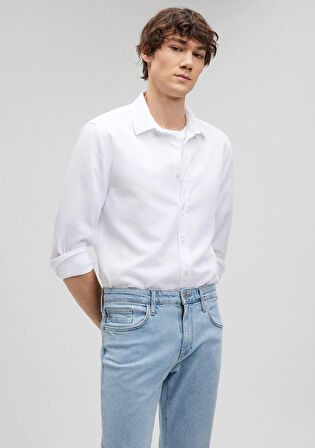 Mavi Beyaz Gömlek 8810217-620