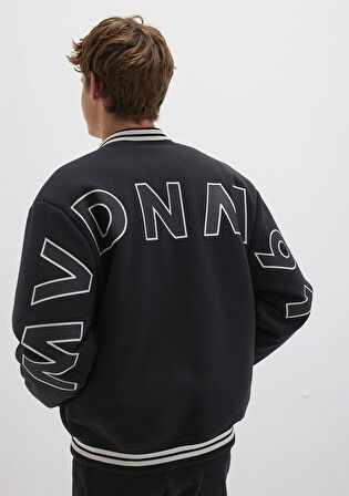 MV DNM Baskılı Bomber Ceket 0110214-71379
