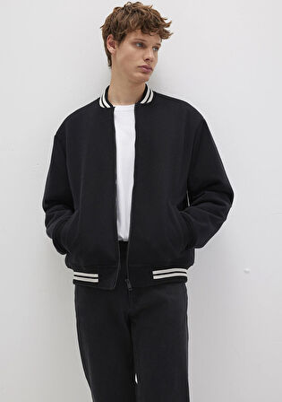 MV DNM Baskılı Bomber Ceket 0110214-71379