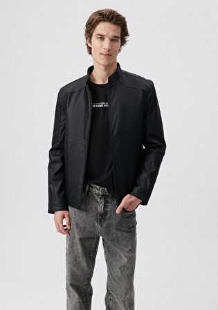 Mavi Siyah Biker Ceket 0110258-71379