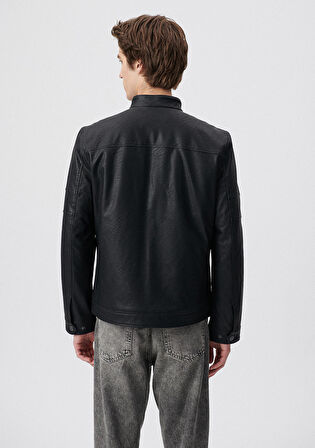 Mavi Siyah Biker Ceket 0110258-71379