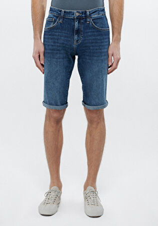 NICHOLAS Mavi Black Jean Şort 0416084465