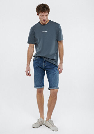 NICHOLAS Mavi Black Jean Şort 0416084465