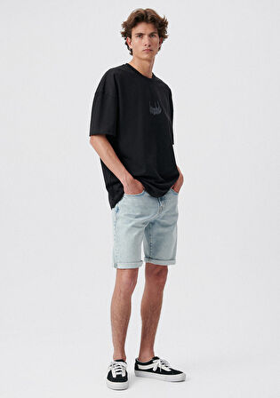 BRIAN Açık Mavi 90s Comfort Jean Şort 0418485150