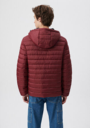 Mavi Bordo Şişme Mont 0110197-70426