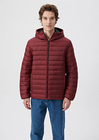 Mavi Bordo Şişme Mont 0110197-70426