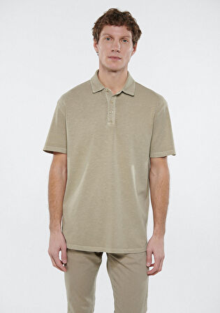 Mavi Bej Polo Tişört 0611325-70338