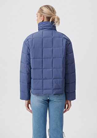 Mavi Dik Yaka Indigo Şişme Mont 1110260-70757