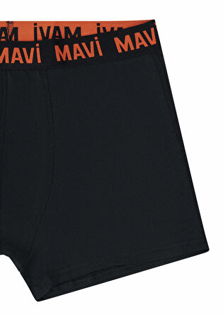 Mavi Siyah Basic Boxer 0911079-35022