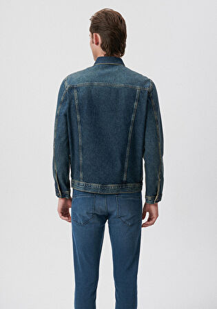 Mavi Drake Tozlu Vintage Black Jean Ceket 010143-85221