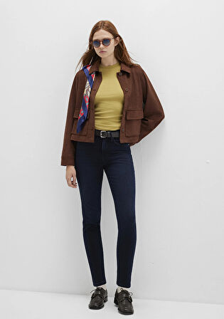 Cindy Mavi Premium Mürekkep Mavi Jean Pantolon 100277-85280