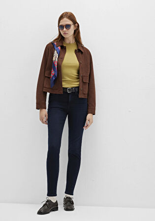 Cindy Mavi Premium Mürekkep Mavi Jean Pantolon 100277-85280