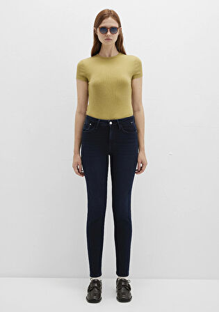 Cindy Mavi Premium Mürekkep Mavi Jean Pantolon 100277-85280