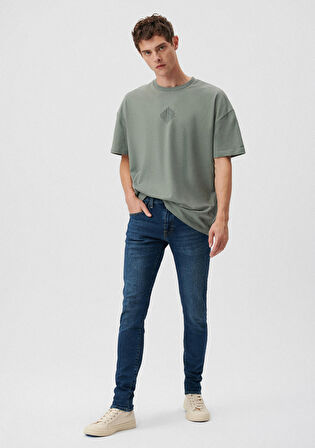 Leo Koyu Mavi Vintage Kolej Jean Pantolon 0076285626