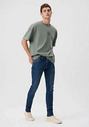 Leo Koyu Mavi Vintage Kolej Jean Pantolon 0076285626