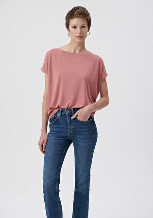 Mavi Lux Touch Pembe Modal Tişört 167245-71072