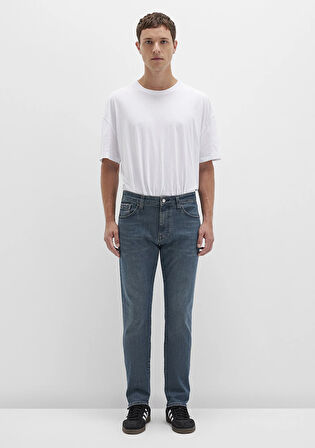 Marcus Mavi Pro Koyu Puslu Mavi Jean Pantolon 0035185210