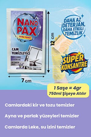 CAM TEMİZLEYİCİ 750 ML SPREY + YEDEK SAŞE