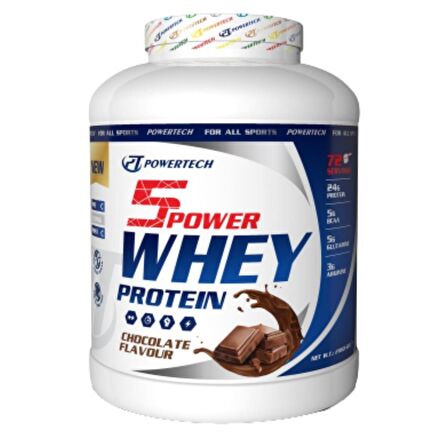 5Power Whey Protein Tozu 72 Servis 2160 gr Çikolata Aromalı