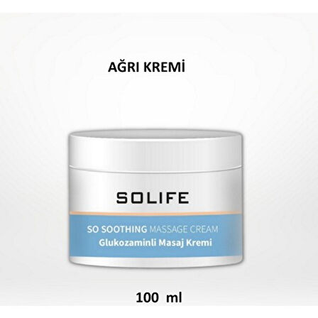 Solife Glukozaminli Masaj Kremi 100 ml