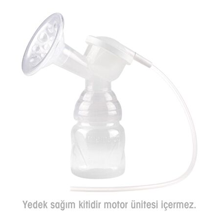 Mamajoo Silikon Konfor Başlıklı Yedek Sağım Kiti ve Silikon Hortum / 160ml