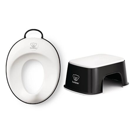 BabyBjörn Klozet Adaptörü & Safe Step Banyo Basamağı / Black White