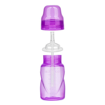 Mamajoo Akıtmaz Pipetli Bardak Mor 270 ml