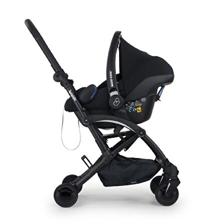 Bumprider Connect 3 Bebek Arabası Black-Olive / Cabriofix Oto Koltuğu Essential Black