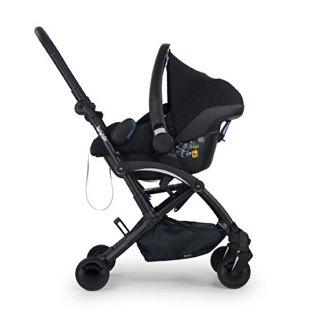 Bumprider Connect³ İkiz Bebek Arabası / Black - Sand