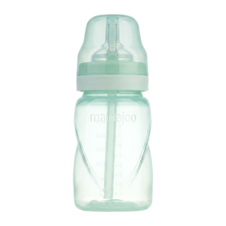 Mamajoo Antikolik Akıtmaz Pipetli Bardak 270 ml Powder Green, 12 Ay+