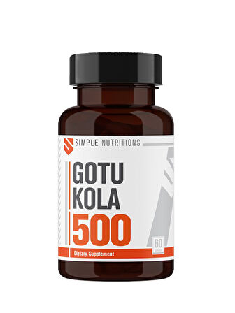 Simple Nutritions Gotu Kola 500 mg 60 Kapsül