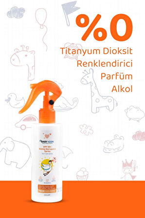 Organik Vegan Güneş Koruyucu Sprey