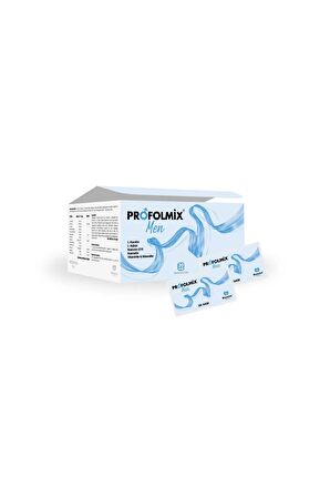 Profolmix Men L-Karnitin,L-Arjinin,Magnezyum, Kuersetin,Ginseng,Koenzim Q10,Selenyum, Vit. B12,C,A,E