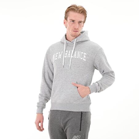 New Balance Unisex Kapüşonlu Sweatshirt 2UNH3202-AG