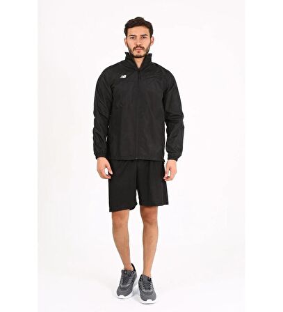 New Balance Erkek Yağmurluk - Tsj2207-bk