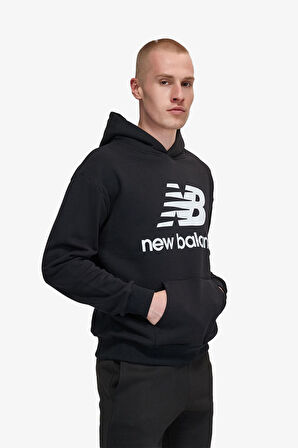 New Balance Lifestyle Erkek Siyah Sweatshirt MNH3333-BK