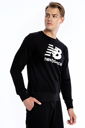 New Balance Lifestyle Erkek Sweatshirt MNC1105-BK