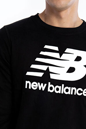 New Balance Lifestyle Erkek Sweatshirt MNC1105-BK