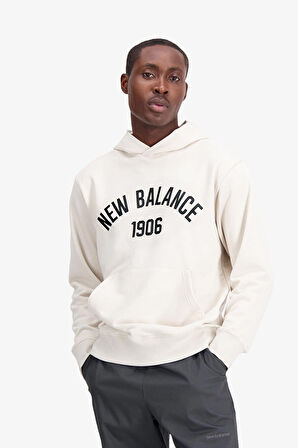 New Balance Erkek Gri Sweatshirt MNH1406-MBM