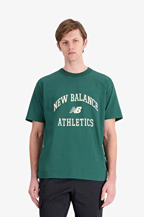 New Balance Erkek Yeşil T-Shirt MNT1402-GRN