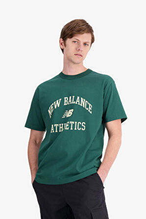 New Balance Erkek Yeşil T-Shirt MNT1402-GRN