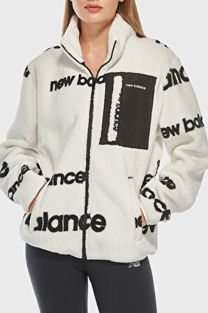 New Balance Unc3358 Nb Lifestyle Unisex Sweat Polar Beyaz Unisex Ceket