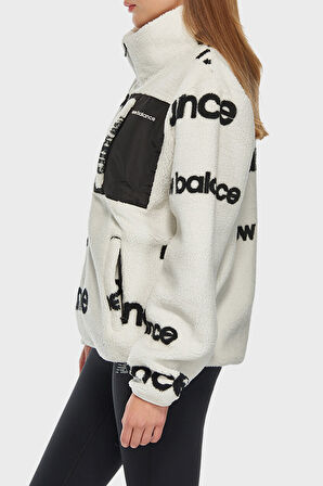 New Balance Unc3358 Nb Lifestyle Unisex Sweat Polar Beyaz Unisex Ceket