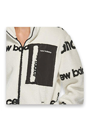 New Balance Unc3358 Nb Lifestyle Unisex Sweat Polar Beyaz Unisex Ceket