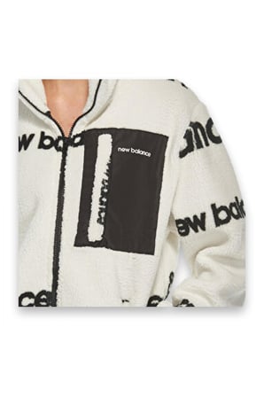 New Balance Unc3358 Nb Lifestyle Unisex Sweat Polar Beyaz Unisex Ceket