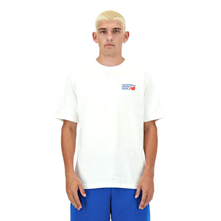 Lifestyle Erkek Beyaz Günlük Stil T-Shirt MNT3434-SST